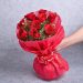 10 Red Fresh Live Roses Flowers Bouquet
