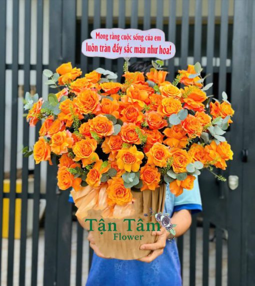 Lẵng hoa tươi Flowers2Home 003