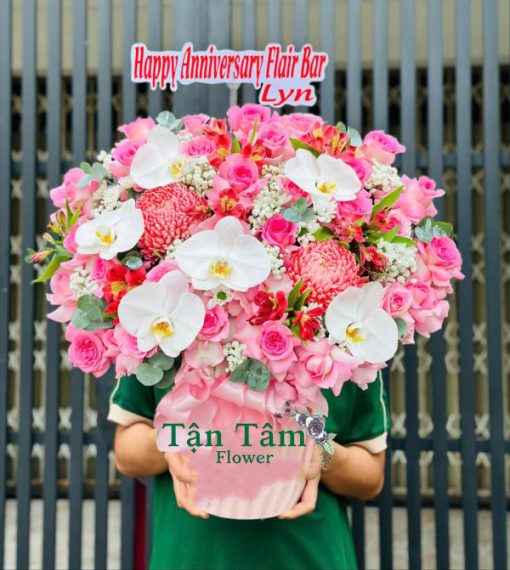 Lẵng hoa tươi Flowers2Home 004