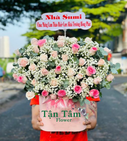 Lẵng hoa tươi Flowers2Home 006