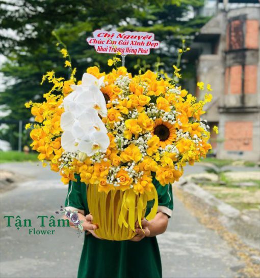 Lẵng hoa tươi Flowers2Home 008