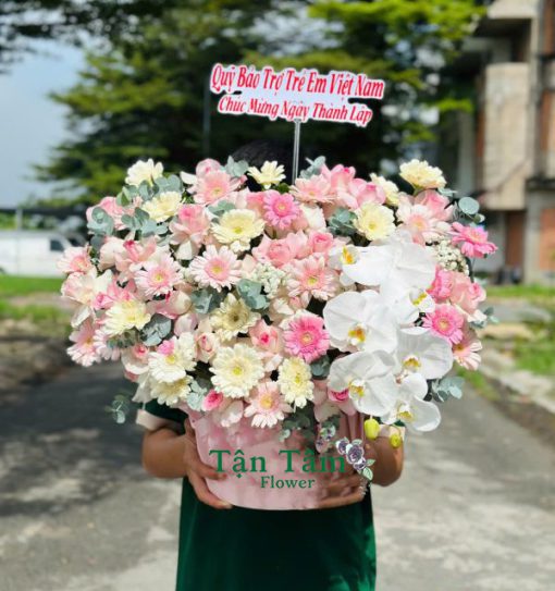 Lẵng hoa tươi Flowers2Home 010
