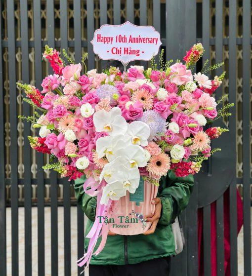 Lẵng hoa tươi Flowers2Home 022
