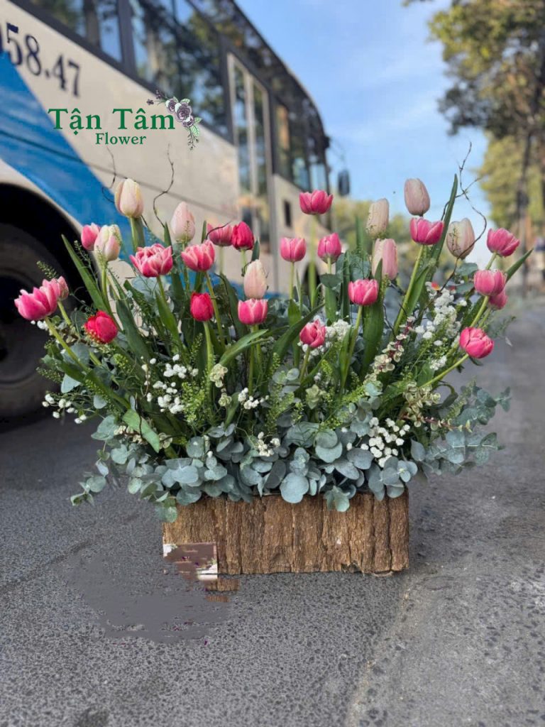 Lẵng hoa tươi Flowers2Home 033
